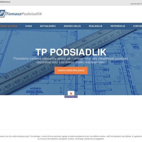 Poznań - uszczelnianie przepustów