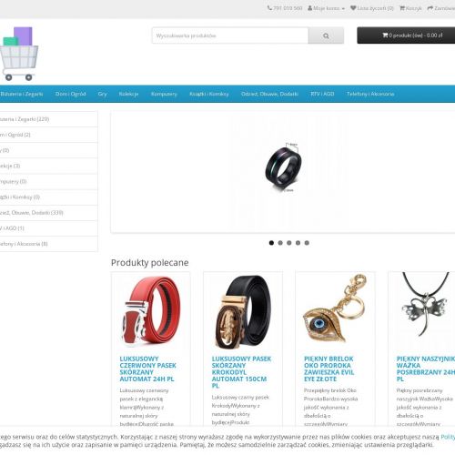 Płócienny pasek do spodni