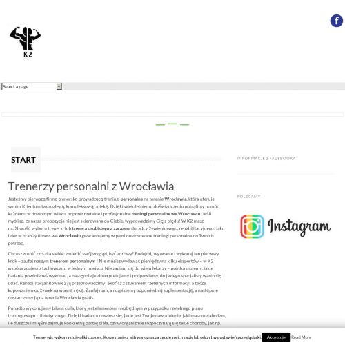 Studio do treningów personalnych - Wrocław