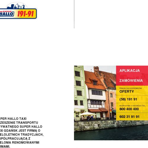 Gdańsk - tanie taxi trójmiasto