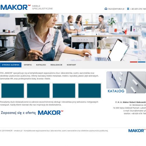 Warsztatowe meble metalowe