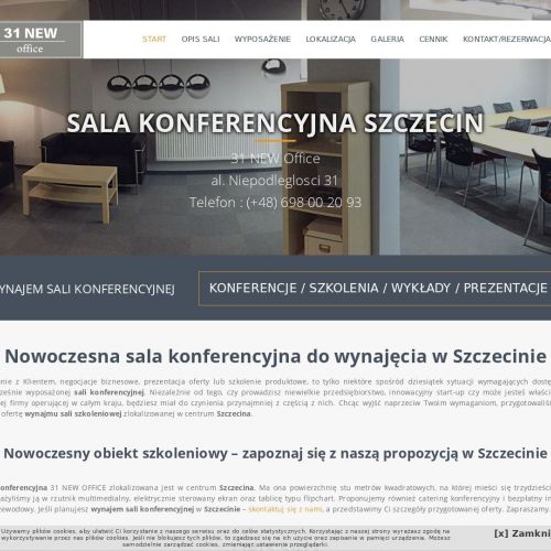 Sala konferencyjna Szczecin