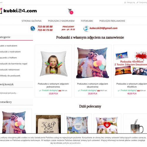 Poszewka ze zdjęciem - łódź