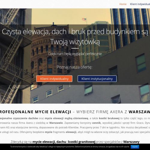 Czyszczenie elewacji Warszawa