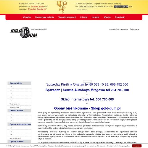 Olsztyn - opony zimowe 13