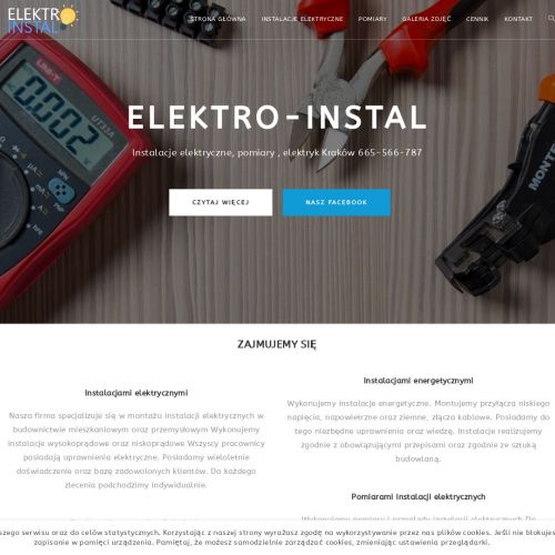 Montaż instalacji elektrycznych przemysł w Krakowie