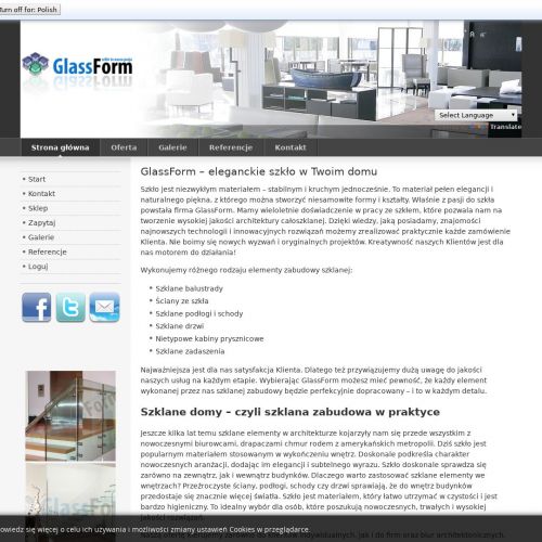 Zabudowy całoszklane w Częstochowie