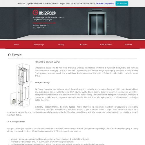 Dźwig dla niepełnosprawnych - Warszawa