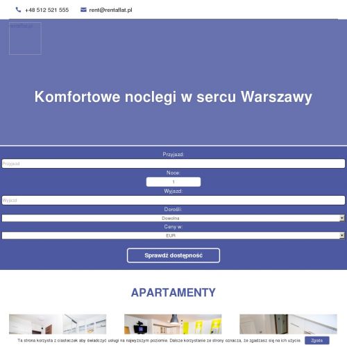 Warszawa - apartamenty na dobę