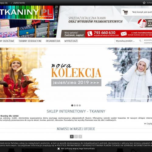 Jedwab tkanina sklep