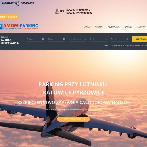 Katowice - parking z transferem na lotnisko katowice pyrzowice