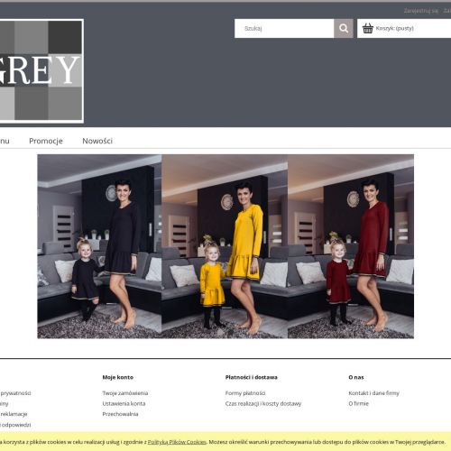 Sukienki dla mamy i córki świąteczne