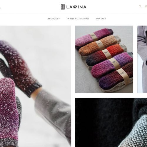 Rękawiczki z wełny alpaki