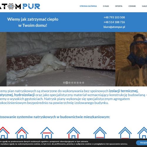 Warszawa - izolacje pianą pur