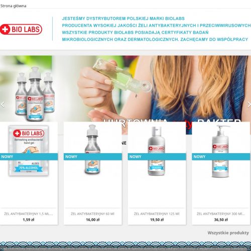 Hurtownia żel antybakteryjny