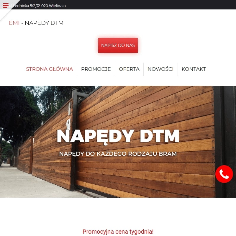 Siłownik do bramy skrzydłowej