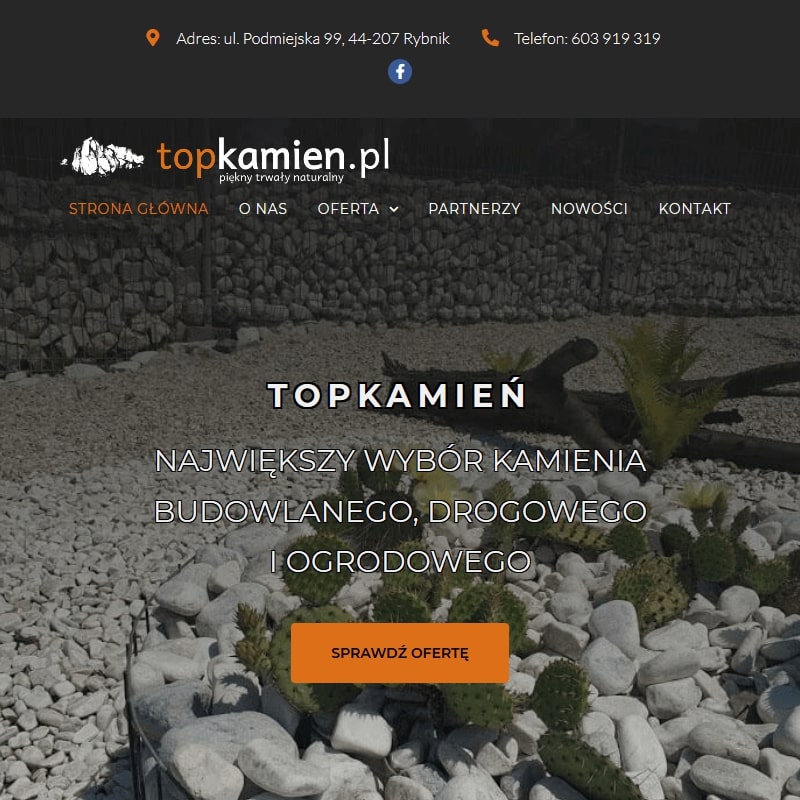 Kamień hydrotechniczny w Żorach