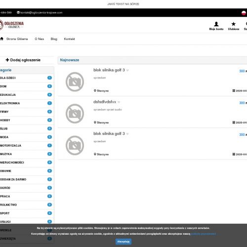 Gdynia - ogłoszenia sprzedam kupię zamienię
