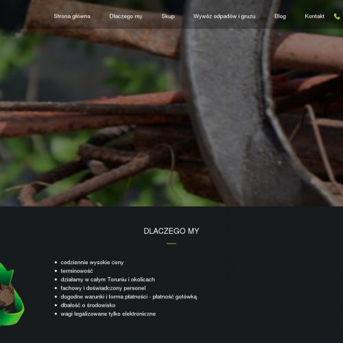 Gniewkowo - kontenerowy wywóz gruzu