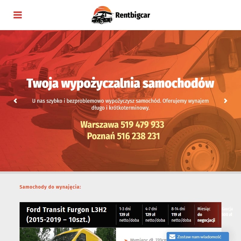 Wypożyczalnia busów w Poznaniu