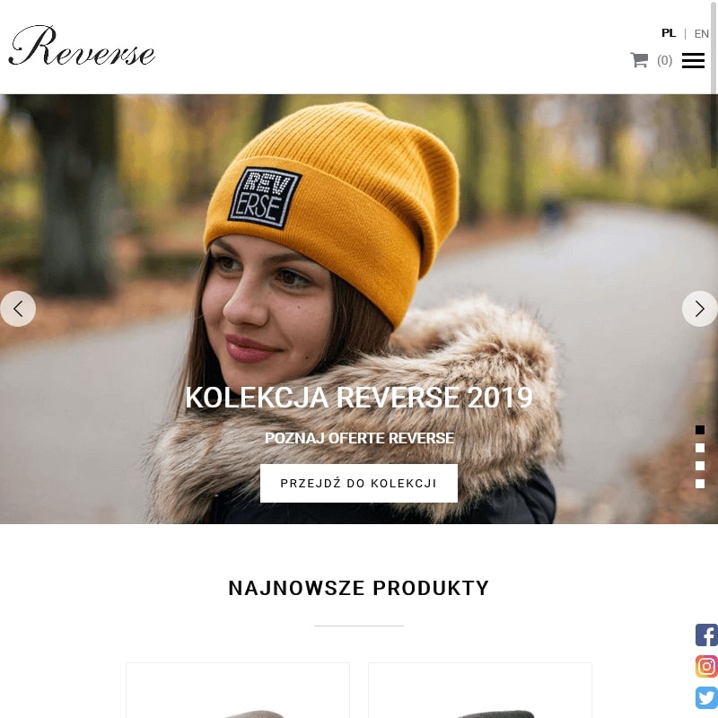 Czapki damskie na zime w Łodzi