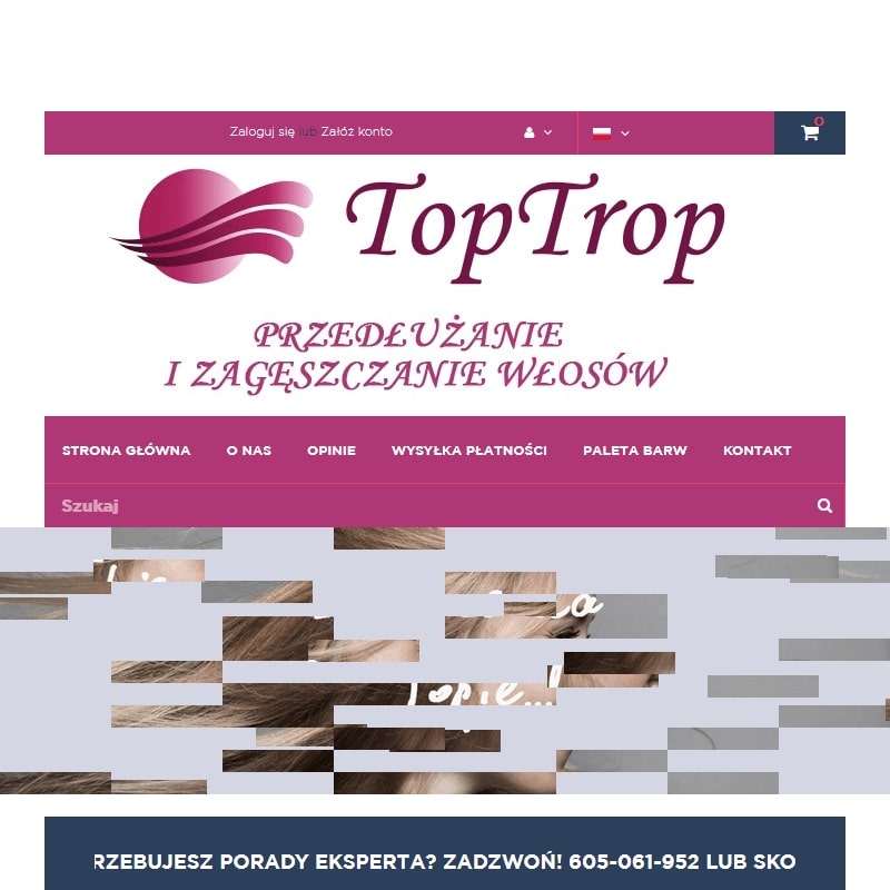 Poznań - dopinka do włosów kucyk