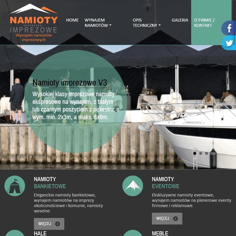 Warszawa - wynajem namiotów wielkopolska