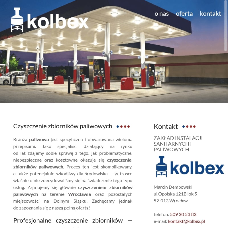 Czyszczenie zbiorników paliwowych w Wrocławiu