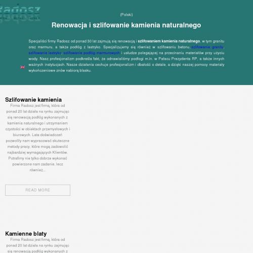 Szlifowanie kamienia na mokro - Warszawa