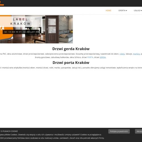 Kraków - porta drzwi