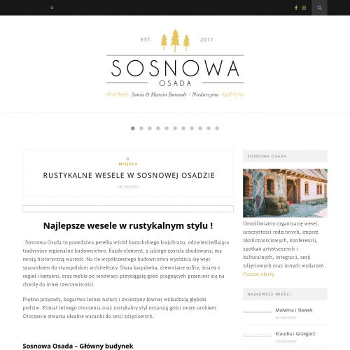 Wesele w stylu rustykalnym sala - Gdynia