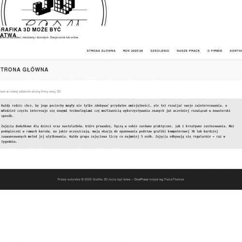 Blender 3d kurs - Mińsk Mazowiecki