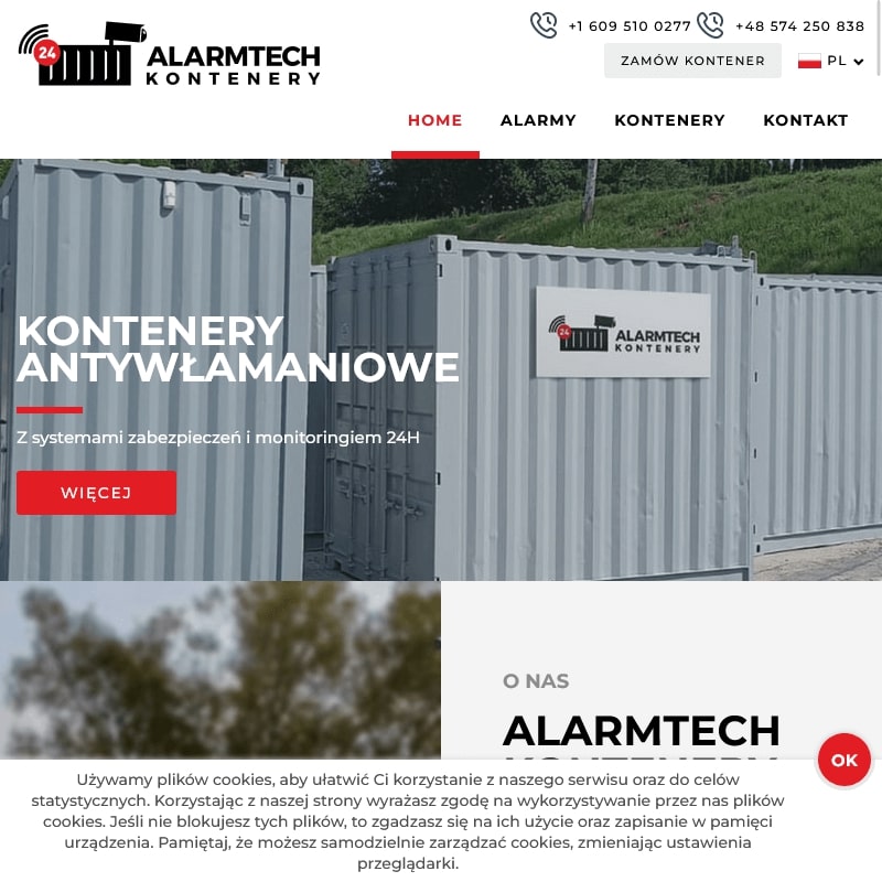 Warszawa - sprzedaż kontenerów magazynowych