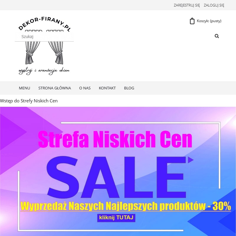 Firany ekrany na okno balkonowe