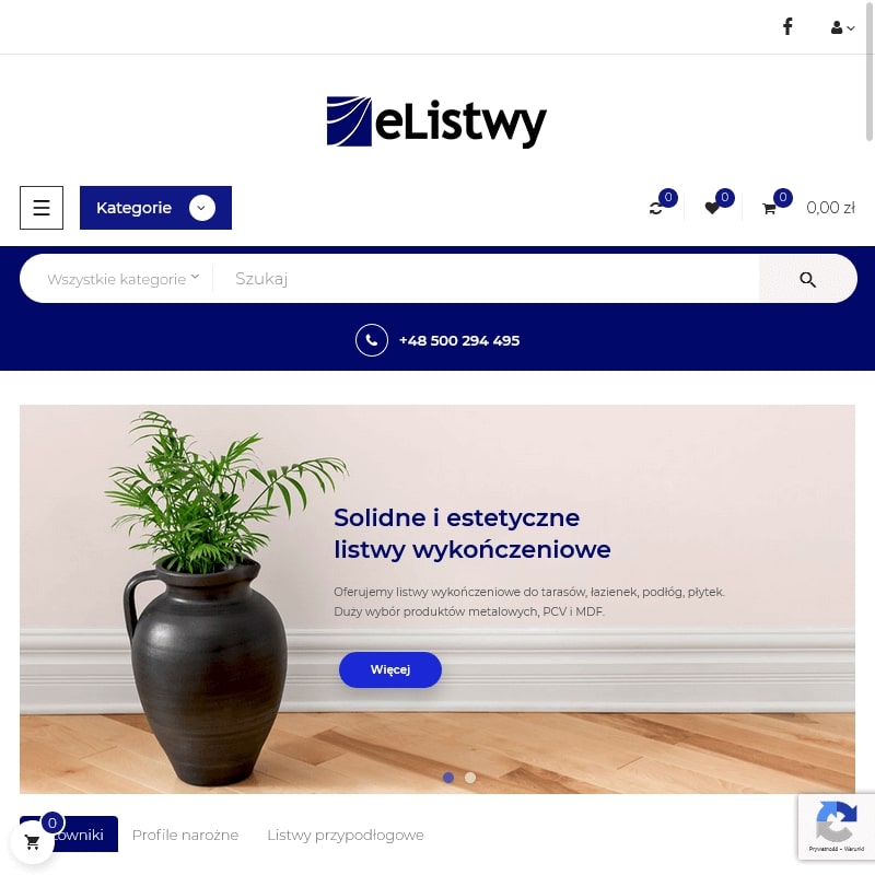 Listwy do płytek schodowych