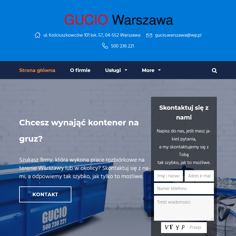 Warszawa - wynajem kontenerów w warszawie