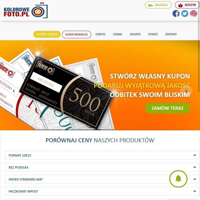 Tanie wywoływanie zdjęć