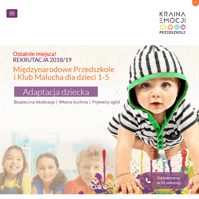 Przedszkola niepubliczne warszawa mokotów w Warszawie