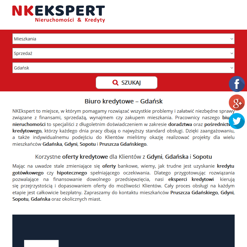 Ranking kredytów hipotecznych - Gdańsk