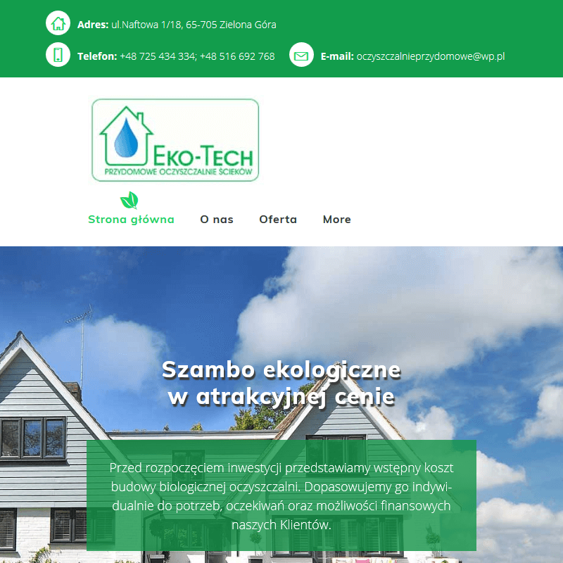 Serwis szamba plastikowego