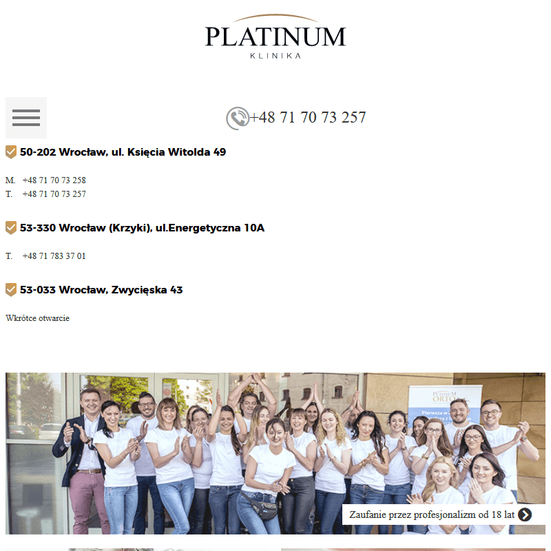 Wstawianie zęba wrocław ołtaszyn