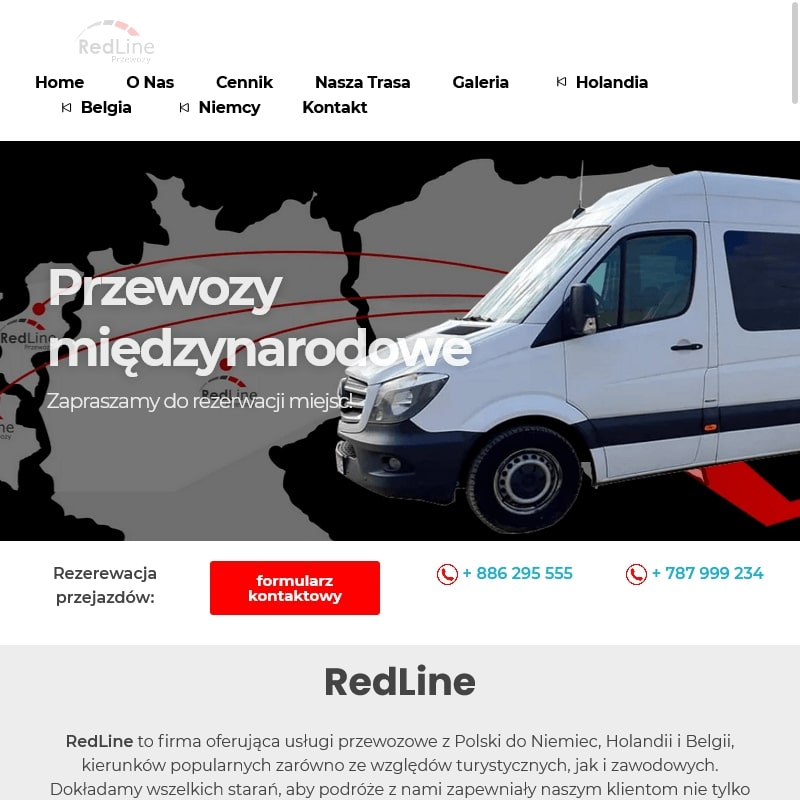 Przewóz osób belgia polska