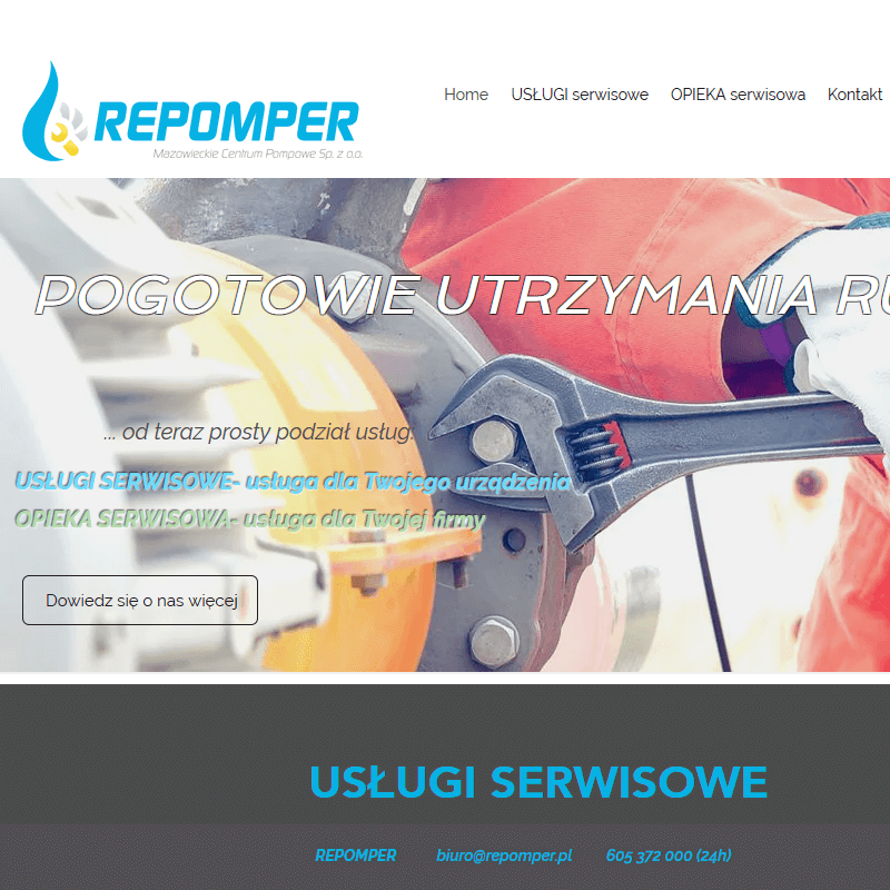 Serwis pomp wirowych - Warszawa