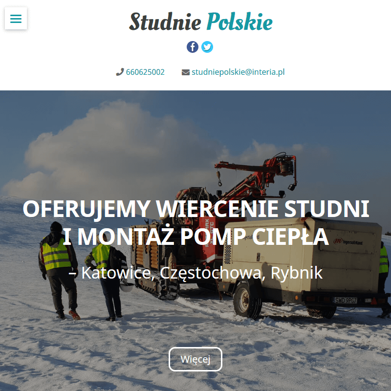 Wiercenie studni Siewierz