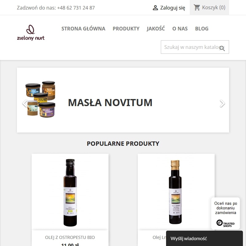 Tłoczenie oleju na zimno